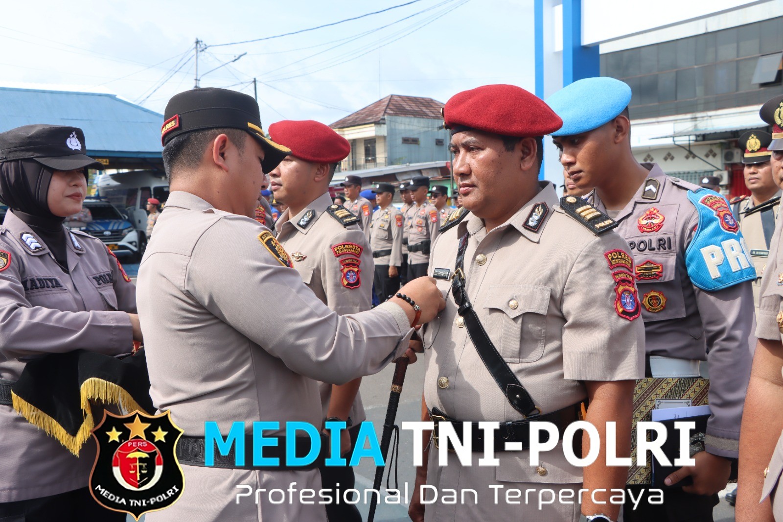 Kapolres Kotim Pimpin Upacara Serah Terima dan Pelantikan Jabatan