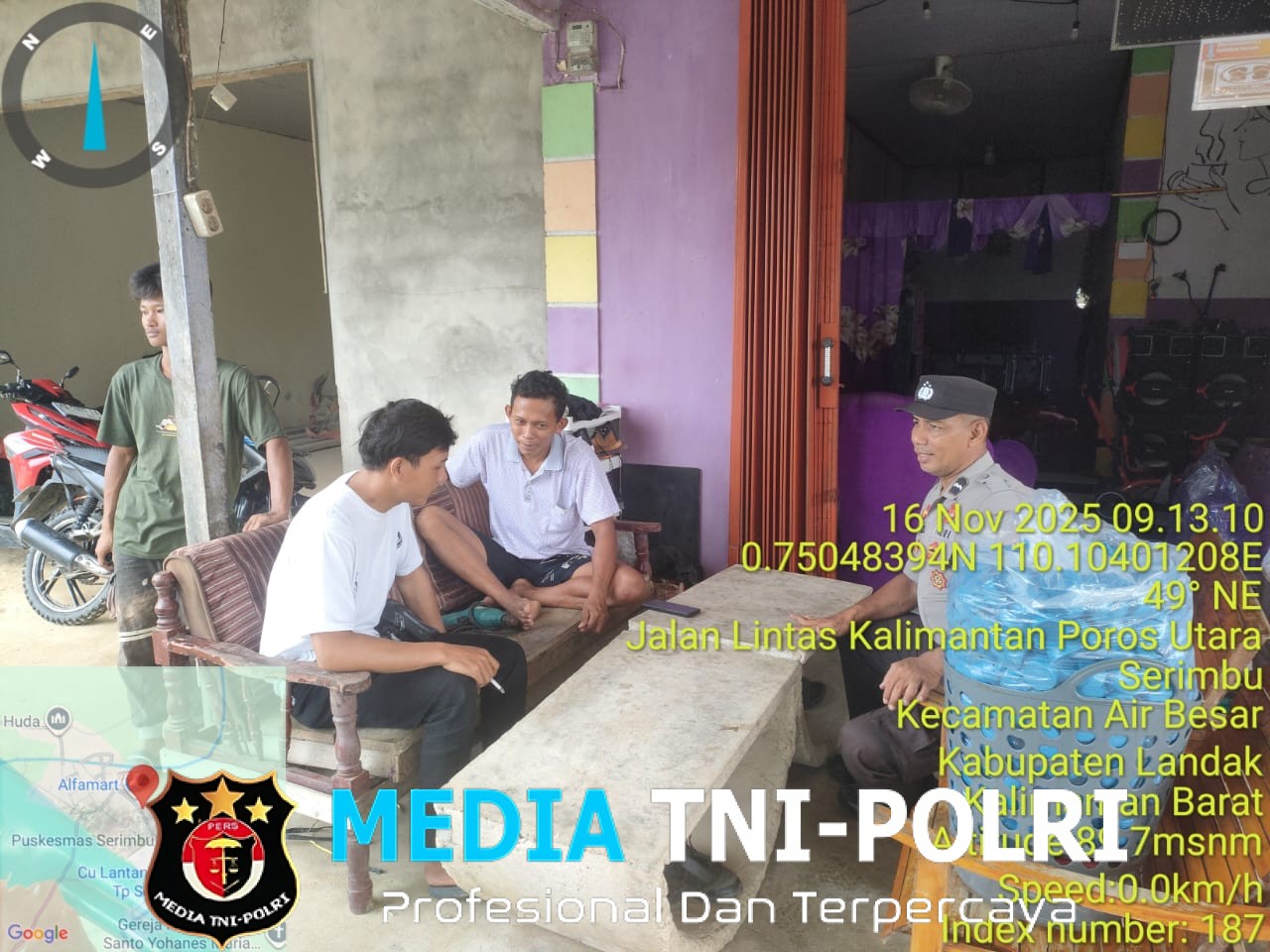 Polsek Air Besar Tingkatkan Interaksi Dialogis Lewat Patroli Siang