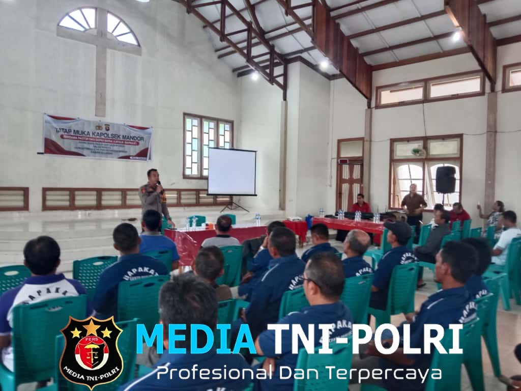 Kapolsek Mandor Sambangi Umat Katolik TAPKA Jadi Momen Pererat Sinergi Polisi–Gereja