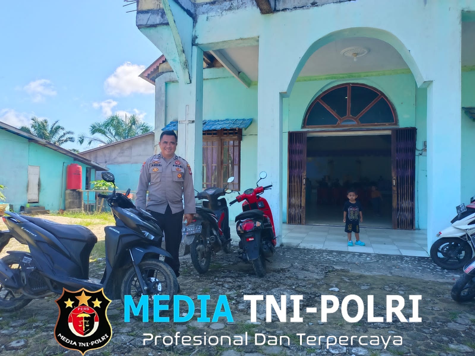 Beri Rasa Aman Warga Beribadah, Polsek Kuala Behe Rutin Laksanakan Pam Gereja