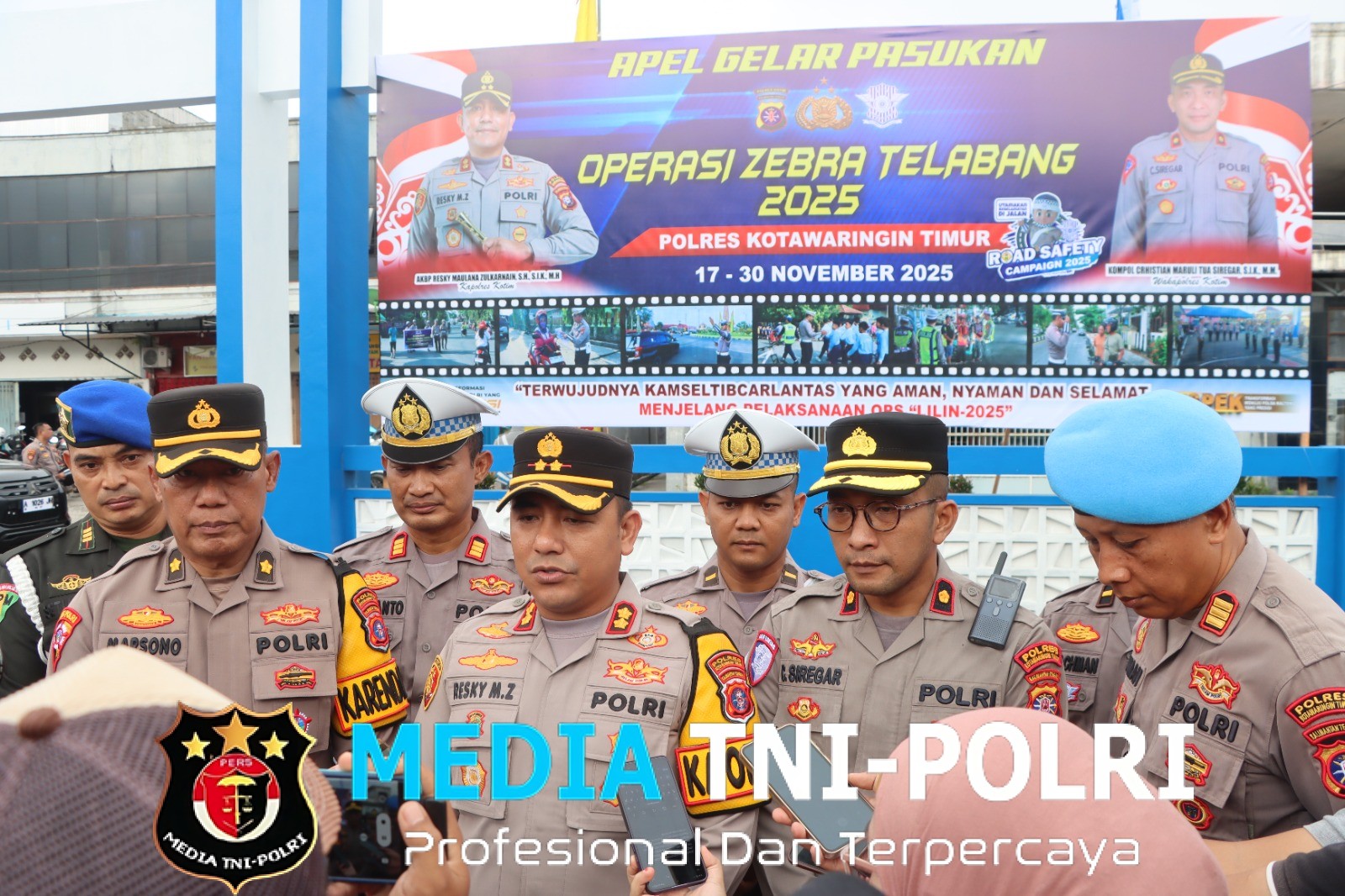 Apel Gelar Operasi Zebra Telabang 2025 Digelar, Polres Kotim Siap Tegakkan Disiplin dan Keamanan Berlalu Lintas