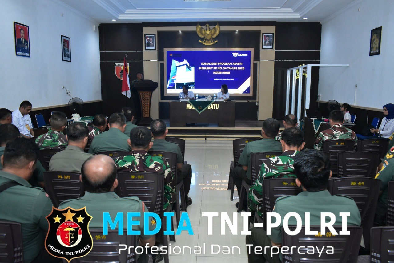 Kodim 0818 Gelar Sosialisasi ASABRI untuk Prajurit Jelang MPP