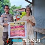 Bhabinkamtibmas Polsek Menjalin Laksanakan Himbauan dan Sosialisasi Karhutla