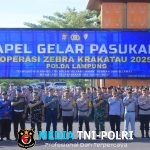 Operasi Zebra Krakatau 2025 Resmi Dimulai, Polda Lampung Tertibkan Pengendara Dengan Pendekatan Edukatif Dan Humanis