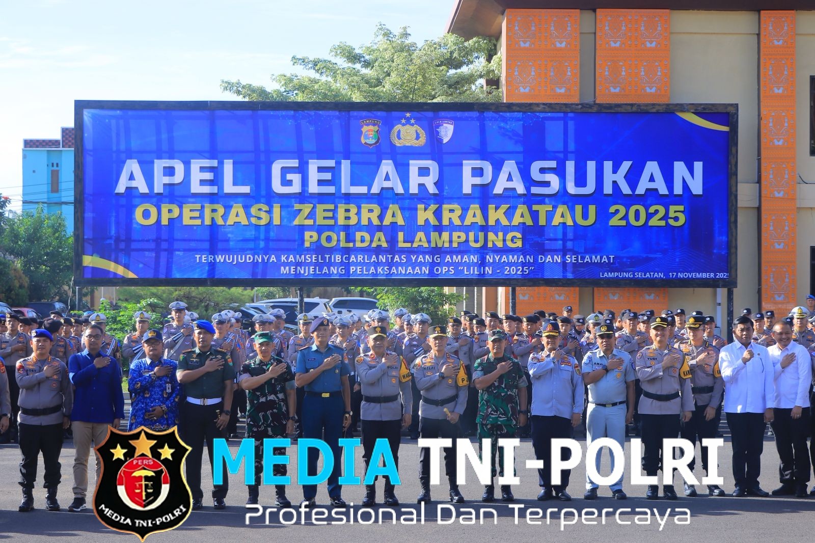 Operasi Zebra Krakatau 2025 Resmi Dimulai, Polda Lampung Tertibkan Pengendara Dengan Pendekatan Edukatif Dan Humanis