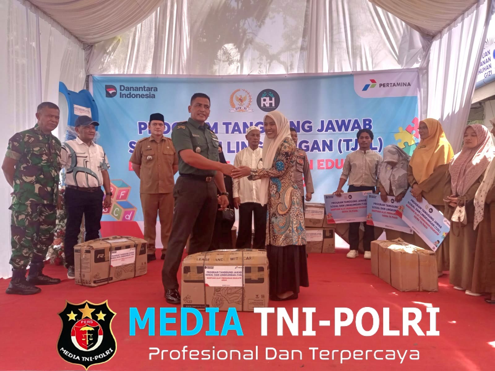 Pabung Kodim 0103/Aceh Utara Hadiri Launching dan Peusijuk Dapur KBKY SPPG UDE Yayasan Asta Cendikia Nusantara
