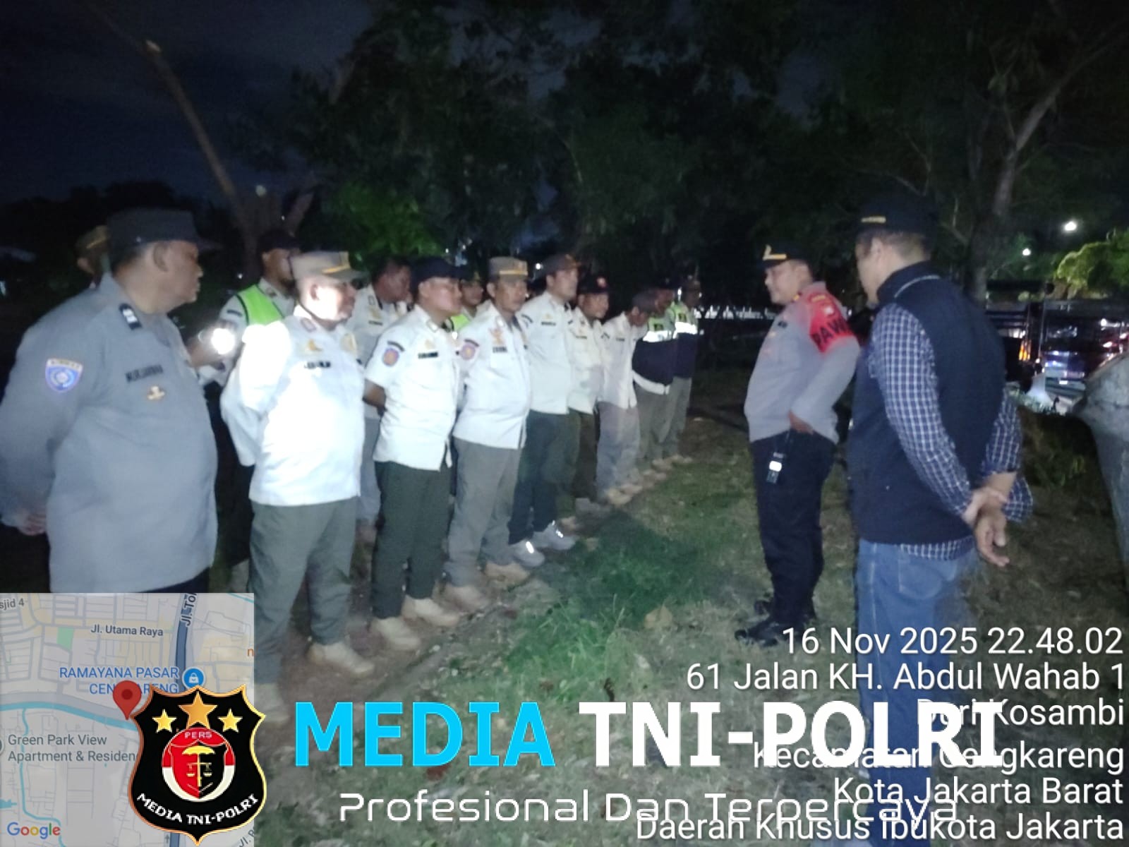 Antisipasi adanya dugaan Prostitusi Sesama Jenis, Polsek Cengkareng dan Satpol PP Gelar Patroli di Kawasan Mookervart