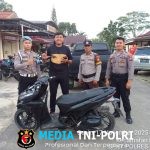 Respon Cepat, PAMAPTA II Polres Landak Amankan Satu Unit Motor Tanpa Pemilik di Gang Pasansa