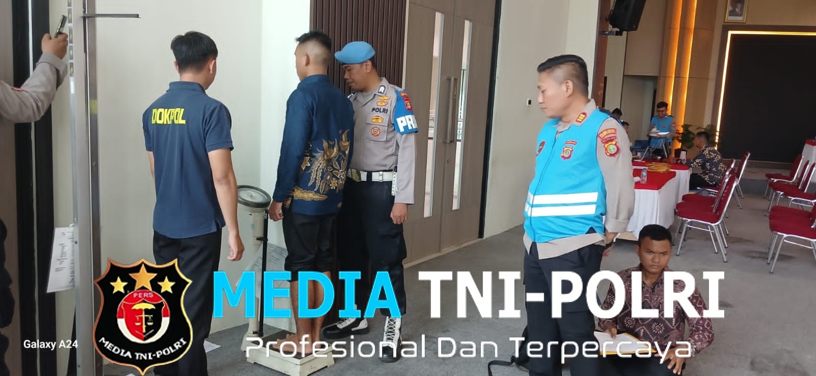Seleksi Awal Rekrutmen Penerimaan Bintara Brimob Polres Metro Tangerang Kota