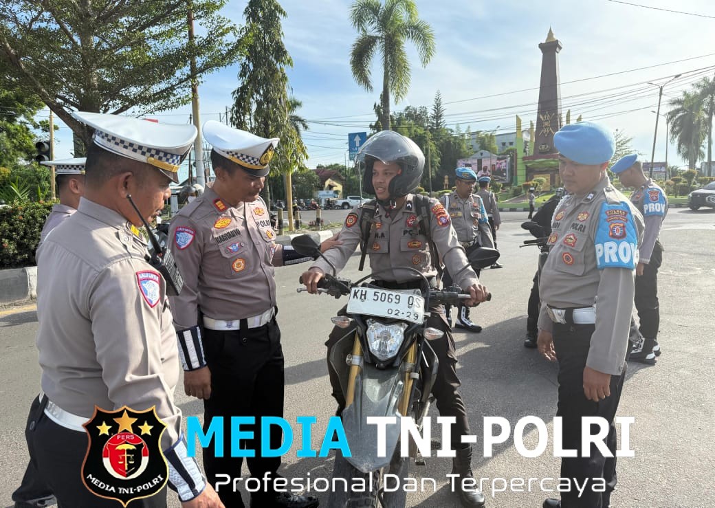 Satlantas dan Propam Polres Kotim Gelar Pemeriksaan Ranmor Dinas dalam Rangka Operasi Zebra Telabang 2025