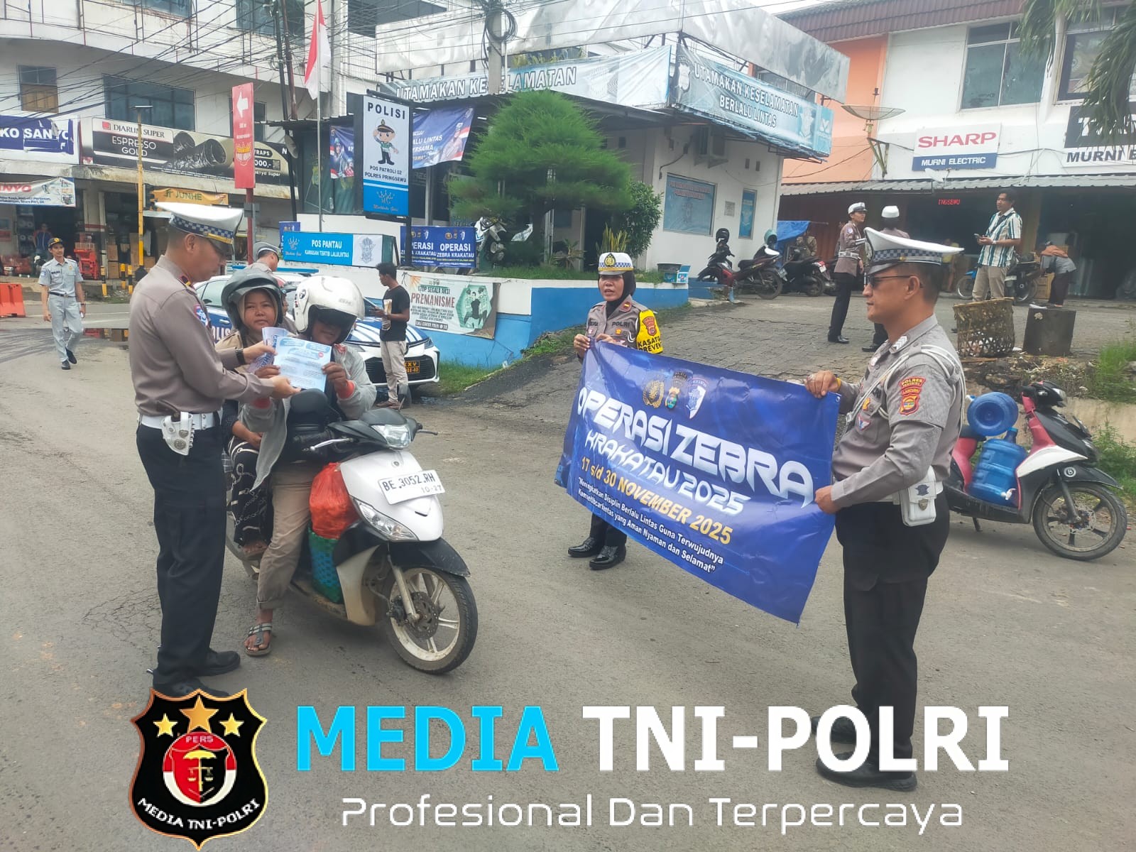 Polres Pringsewu Imbau Warga Tertib Berlalu Lintas di Tengah Meningkatnya Kasus Kecelakaan