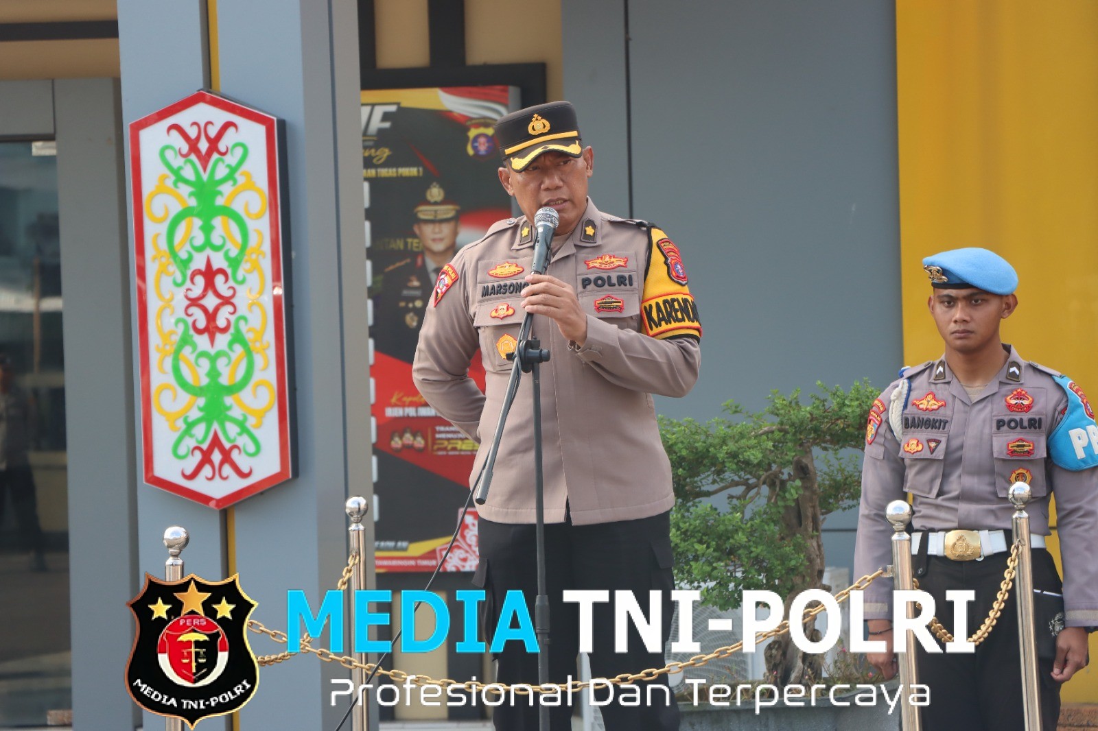 Kabag Ops Polres Kotim Ambil Apel Pagi, Tegaskan Pentingnya Peran Perwira Samapta Polres Kotim