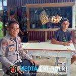 Humanis dan Tegas Inilah Pesan Kanit Binmas Sebangki dalam Kunjungan ke Warga
