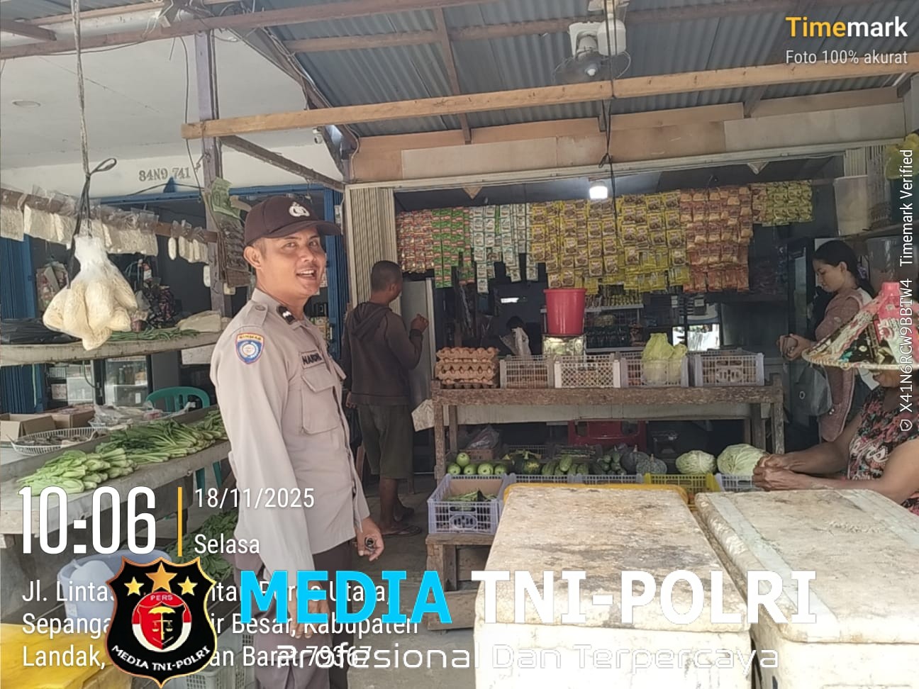 Polisi Hadir di Tengah Warga, Patroli Siang Air Besar Bikin Masyarakat Nyaman