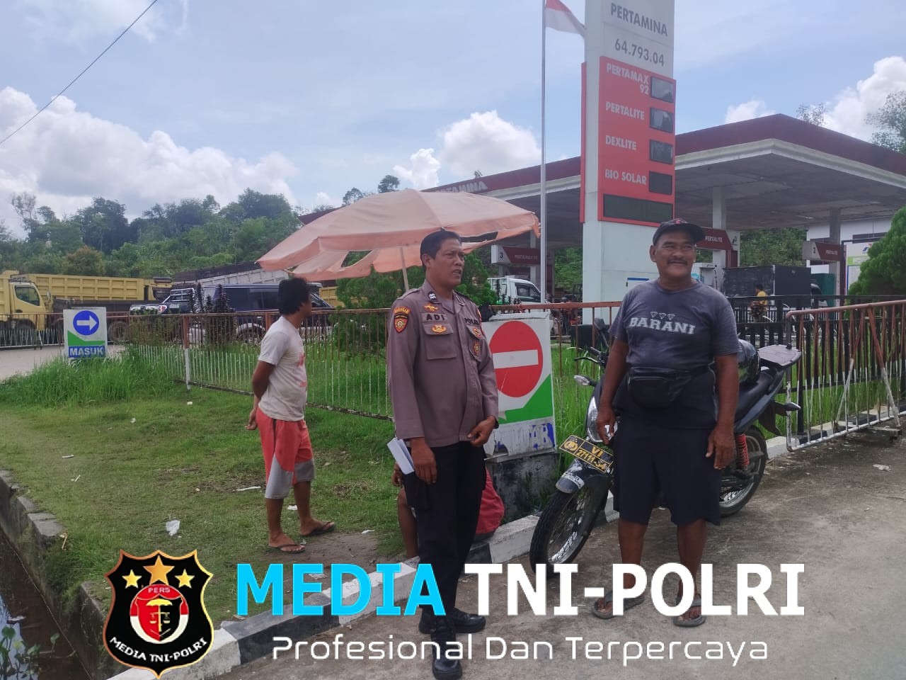 Polsek Mandor Gelar Patroli Siang di Titik Rawan Kriminalitas