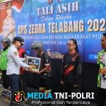 Peduli Keselamatan Berlalu Lintas, Kapolda Kalteng Beri Tali Asih Bagi Komunitas Ojol dan ERP