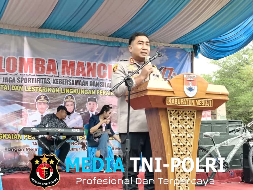 Kapolres Mesuji Menghadiri Perlombaan Memancing, dalam Rangka Perayaan HUT Kabupaten Mesuji ke-17