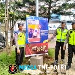 Ops Zebra Semeru, Polres Malang Pasang Baliho Imbauan di Titik Rawan Kecelakaan