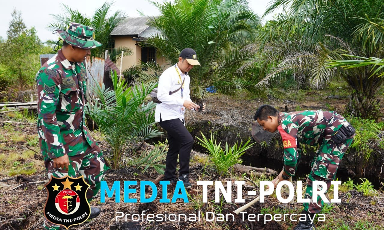 Kodim 1015/Sampit Gelar Program Pembinaan Lingkungan Hidup Dengan Menanam 1.000 Pohon