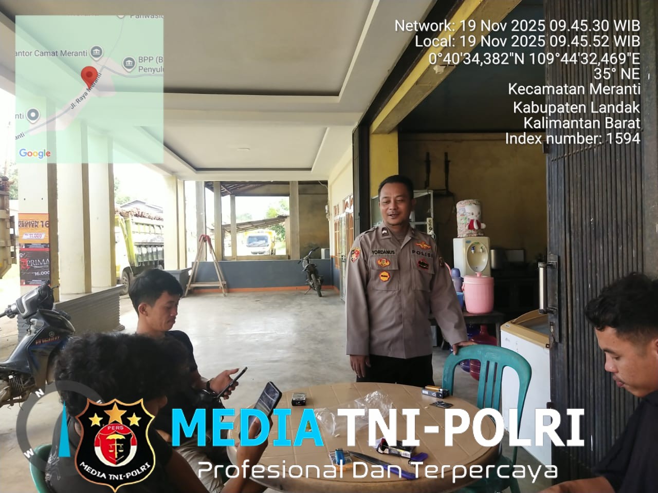 Patroli Siang Polsek Meranti Tingkatkan Rasa Aman Warga