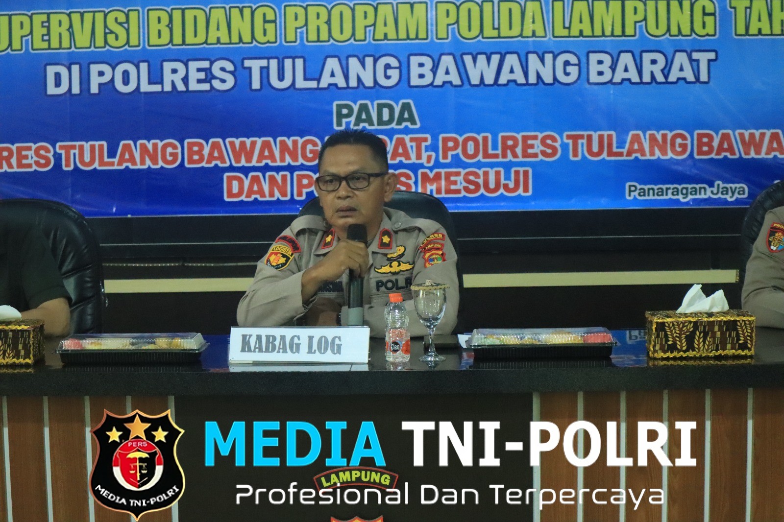 Bid Propam Polda Lampung Gelar Kegiatan Supervisi di Polres Tulang Bawang Barat