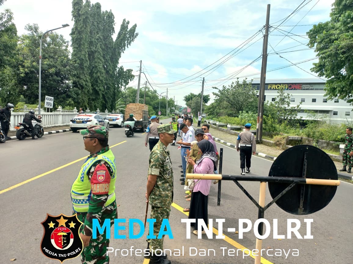 Kodim 0724/Boyolali Amankan Kunjungan Kerja Presiden RI ke-8 Prabowo Subianto di Solo Raya