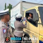 Satlantas Polres Lampung Tengah Gandeng Bappeda dan Jasa Raharja Gelar Edukasi Humanis pada Operasi Zebra Krakatau 2025