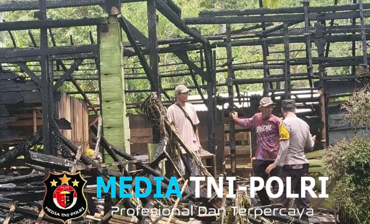 Polsek Pulau Panggung Identifikasi Kebakaran Rumah di Ulu Belu