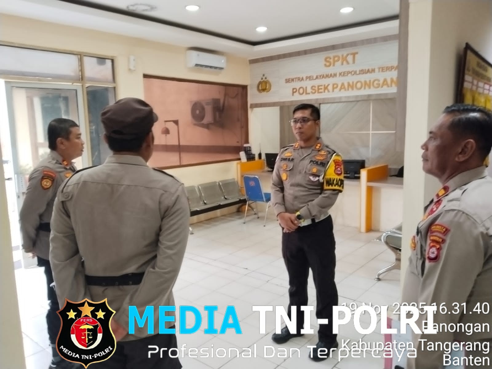 Tim Asistensi Polda Banten Lakukan Kunjungan Kerja ke Polsek Panongan