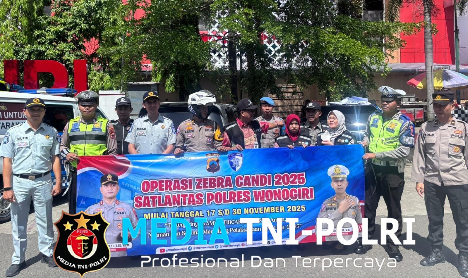 Sosialisasi Ops Zebra Candi 2025, Satlantas Polres Wonogiri Gandeng Jasa Raharja dan UPPD Edukasi Warga Pasar Kota