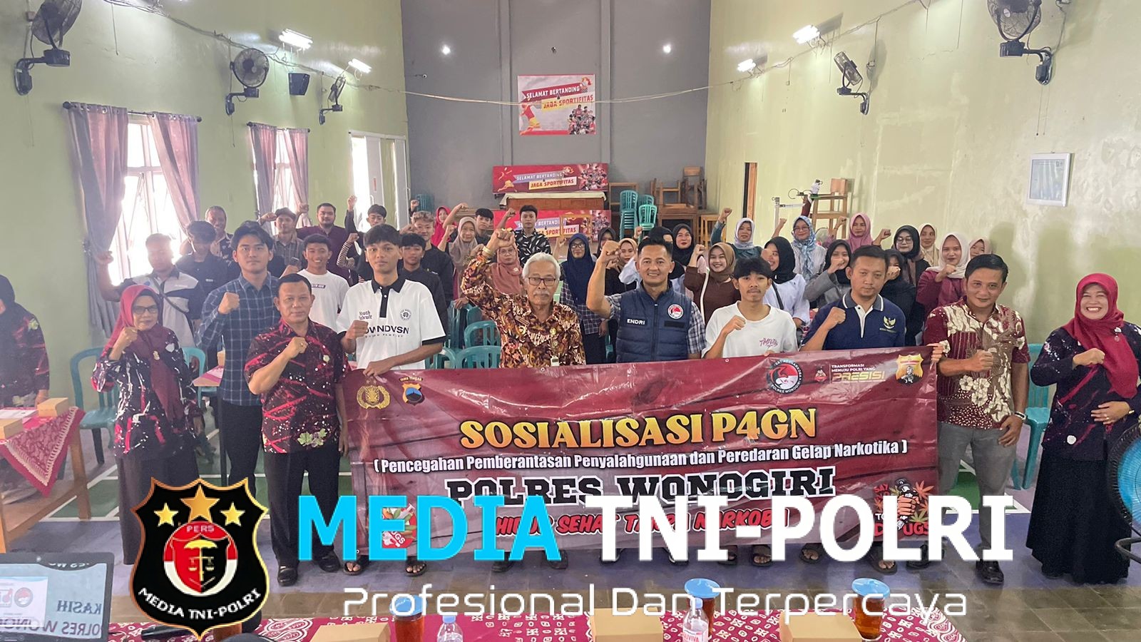 Satresnarkoba Polres Wonogiri Gelar Penyuluhan P4GN, Warga Pokoh Kidul Dibekali Pemahaman Bahaya Narkoba