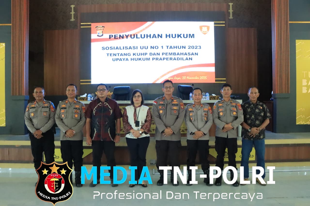 Polres Tulang Bawang Barat Gelar Sosialisasi Hukum UU Nomor 1 Tahun 2023 tentang KUHP dan Pembahasan Upaya Hukum Praperadilan