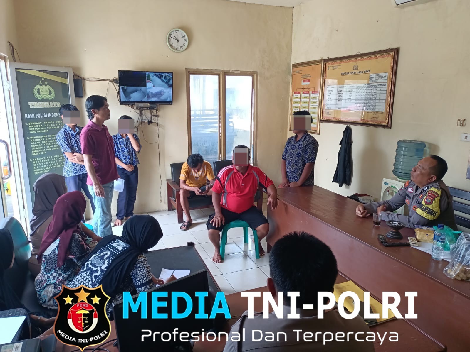 Polsek Pagelaran Fasilitasi Penyelesaian Kasus Kenakalan Remaja di Lingkungan Sekolah