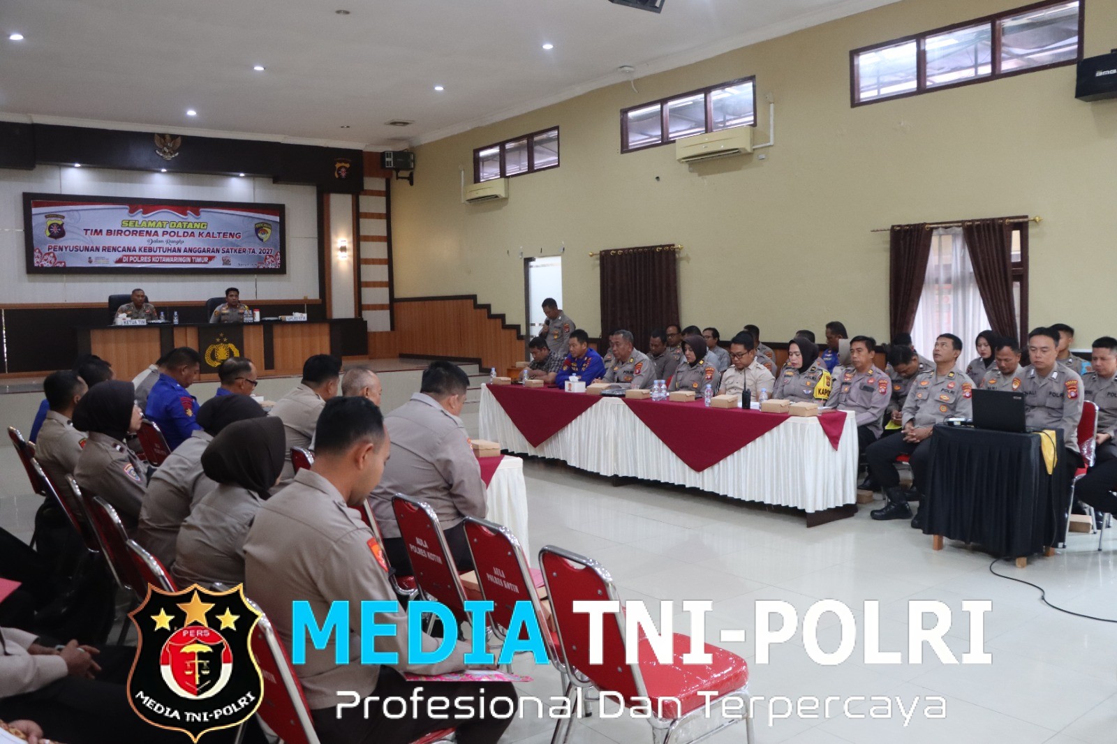 Polres Kotim Terima Kunjungan Team Asistensi Bid Humas Polda Kalteng
