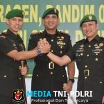 Letkol Ricky Serahkan Tongkat Komando Kodim 0725/Sragen Kepada Letkol Didin