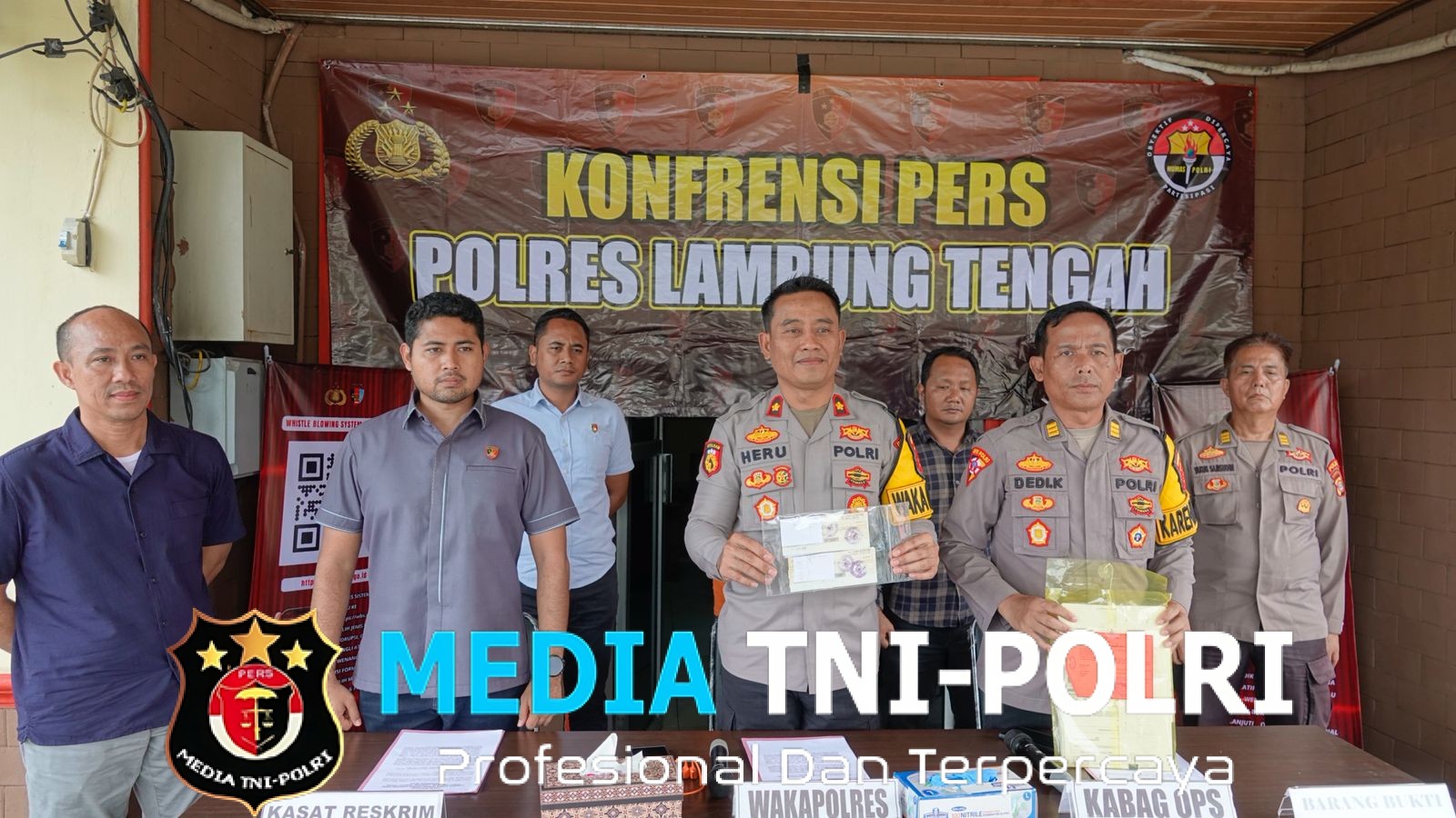 Polres Lampung Tengah Tuntaskan Kasus Korupsi Dana Hibah KONI T.A 2024, Mantan Bendahara Jadi Tersangka
