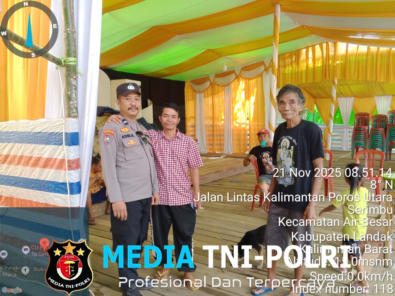 Polisi Turun ke Jalan Patroli Siang Polsek Air Besar Dapat Apresiasi Warga