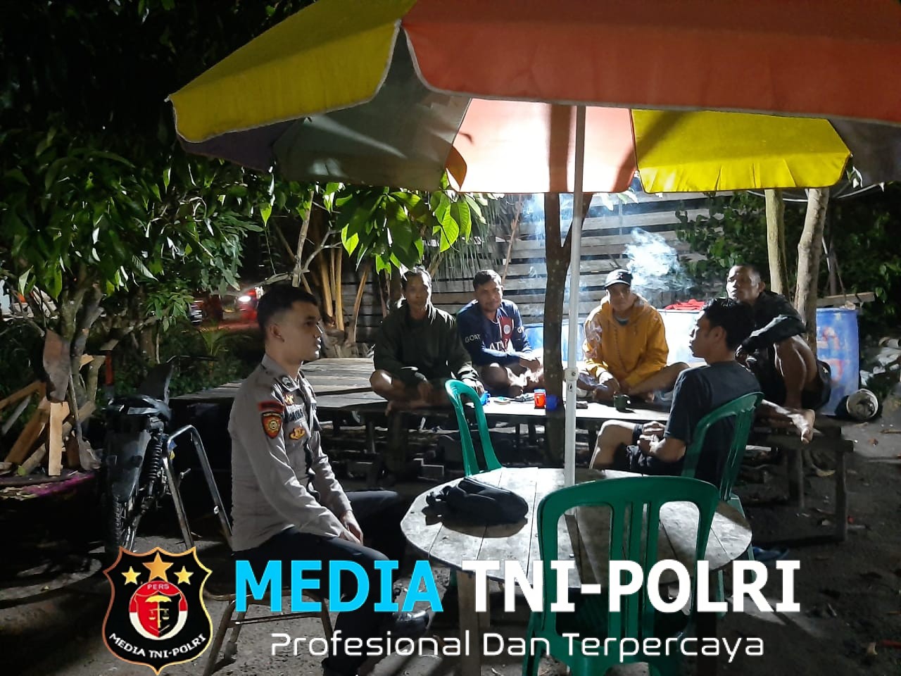 Patroli Malam di Mandor Polisi Intensifkan Pengawasan untuk Cegah Gangguan Kamtibmas