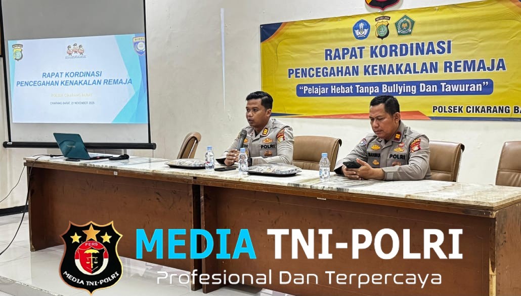 Kapolsek Cikarang Barat Tekankan Peran Sekolah dalam Cegah Kenakalan Remaja