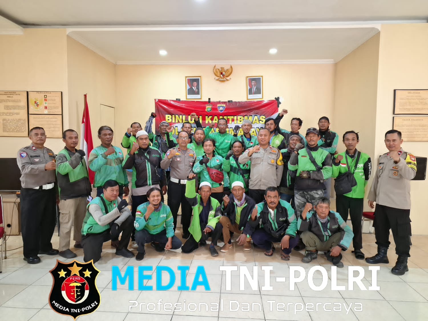 Polsek Tarumajaya Gelar Binluh untuk Ojol Gojek, Tingkatkan Kesadaran Kamtibmas