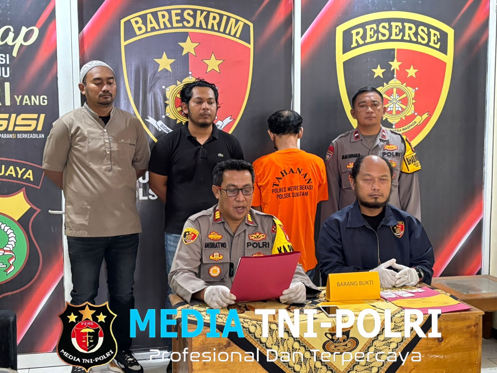 Polsek Sukatani Tangkap Pengedar Sabu di Sukajadi, 12 Gram Barang Bukti Diamankan