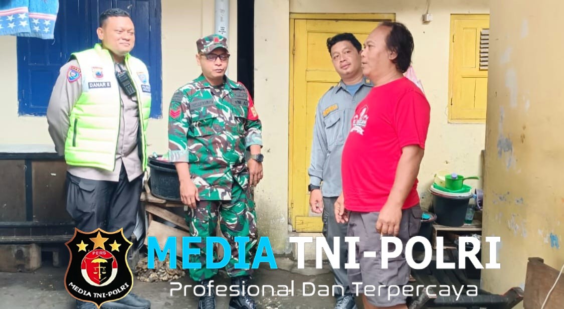 Ada Maksut dan Tujuan Apa, Babinsa Kratonan, Bhabinkamtibmas & Linmas Datangi Ketua RT