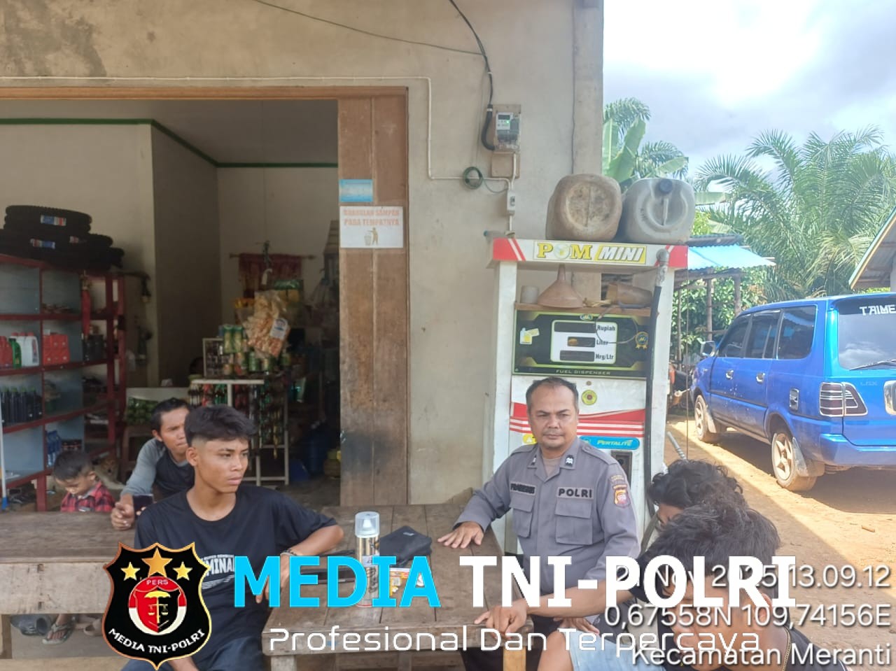 Kehadiran Polisi Disambut Warga, Patroli Siang Meranti Gaungkan Pesan Keamanan