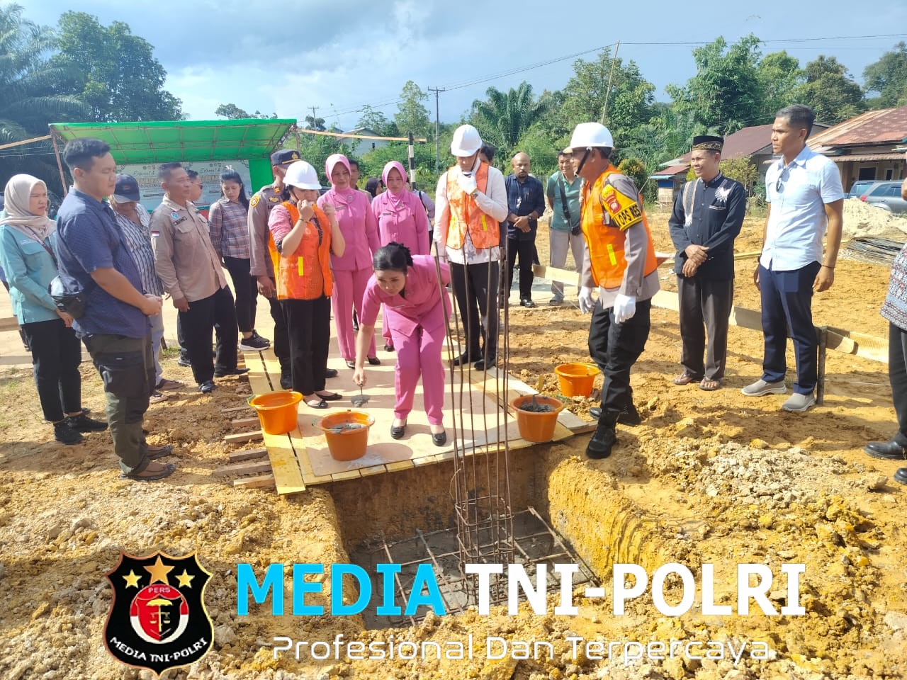 SPPG Polres Landak 2 Resmi Dibangun! Langkah Besar Dukung MBG di Kecamatan Air Besar