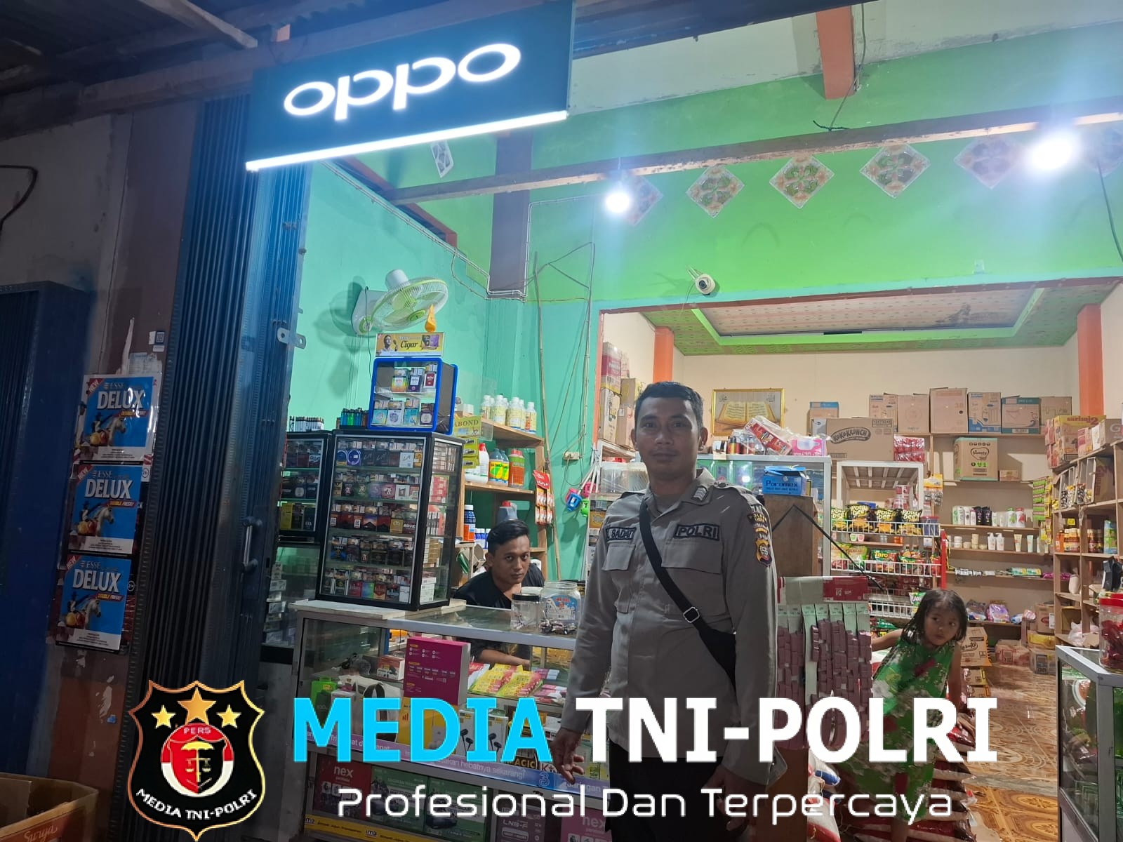 Laksanakan Patroli Malam Polsek Kuala Behe Cegah Gangguan Kamtibmas