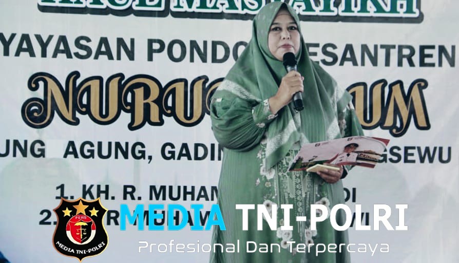 Wakil Bupati Pringsewu Umi Laila Hadiri Pengajian Maulid Nabi & Haul Masyayikh Ponpes Nurul Ulum