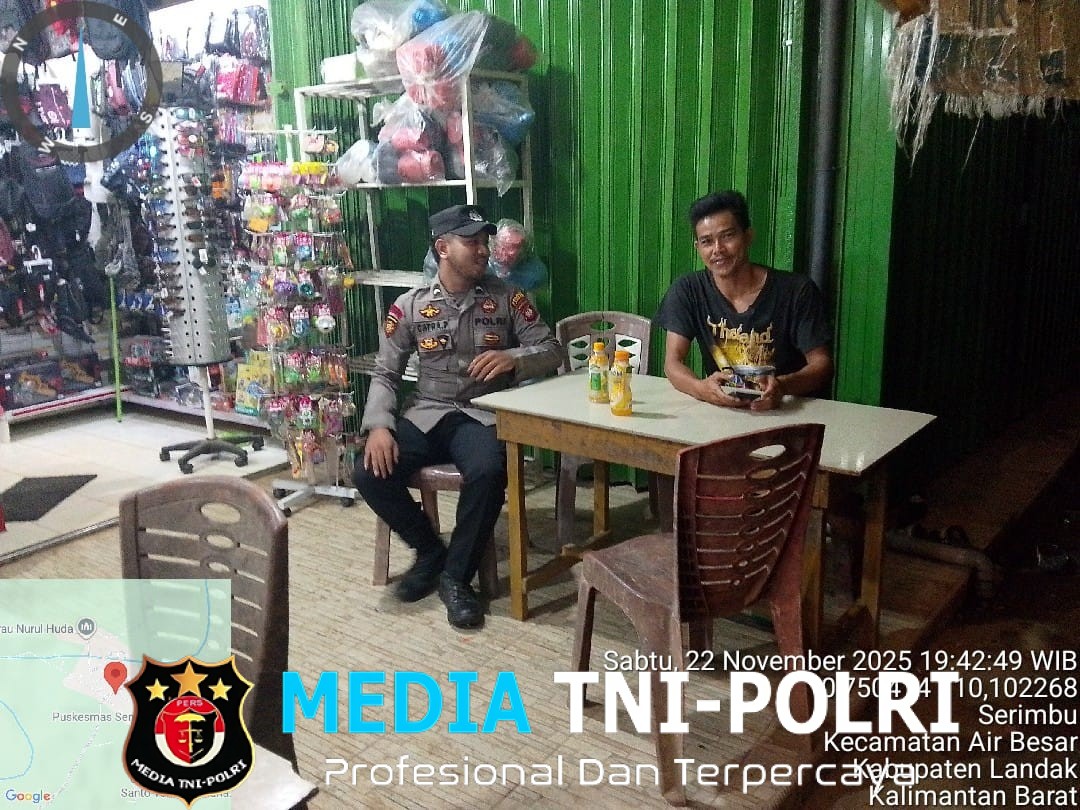 Sabtu Malam Kondusif! Polsek Air Besar Intensifkan Patroli Cegah Kejahatan Jalanan