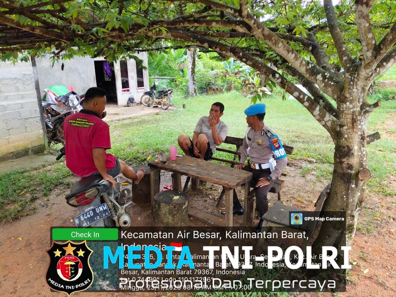 Patroli Siang Ditingkatkan, Polsek Air Besar Pastikan Keamanan Warga