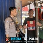 Patroli Siang di Hari Libur, Polisi Sentuh Warga dengan Imbauan Kamtibmas