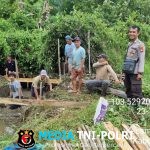 Kunjungi Warga, Bhabinkamtibmas Polsek Menjalin Ajak Warga Jaga Kamtibmas
